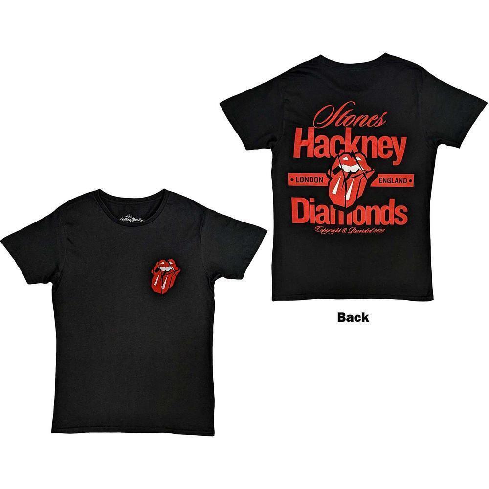 Rolling Stones Unisex T Shirt Hackney Diamonds Hackney London 2 Sided